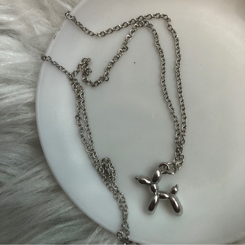 Cutest balloon dog charm necklace